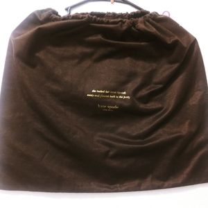 Brown Kate Spade dust bag
